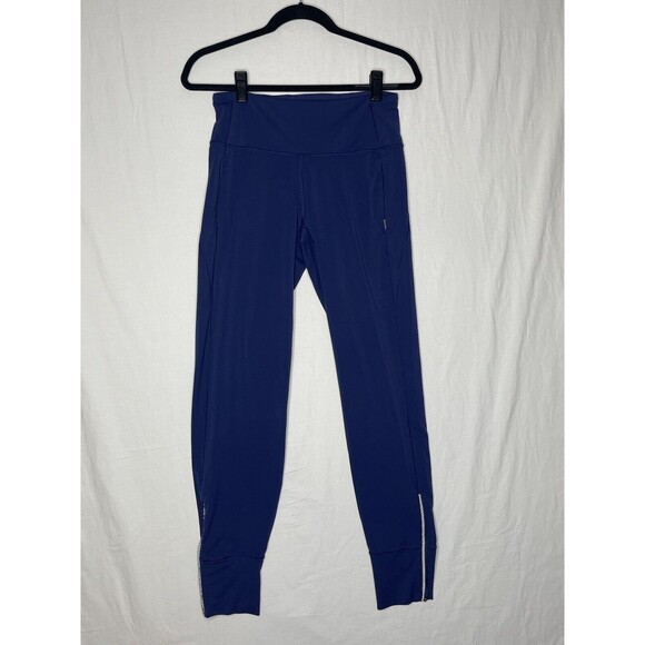 Lululemon Women's Fresh Tracks Zip Ankle Jogger Pant Hero Blue Size 4 P30416 - Picture 1 of 11